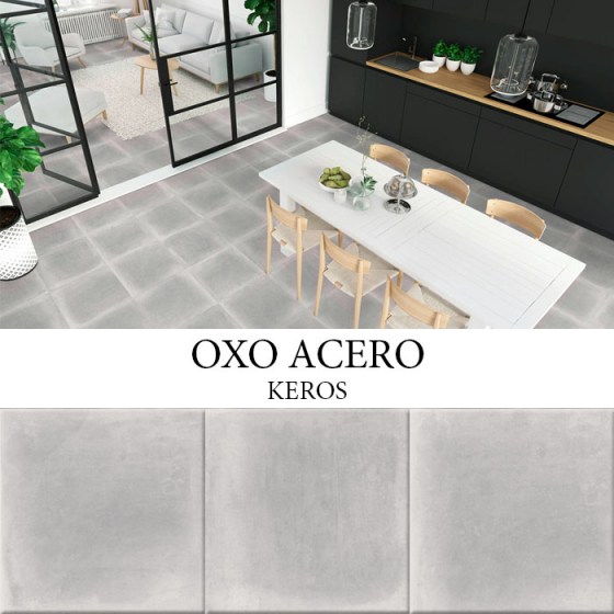KEROS OXO ACERO 60x60